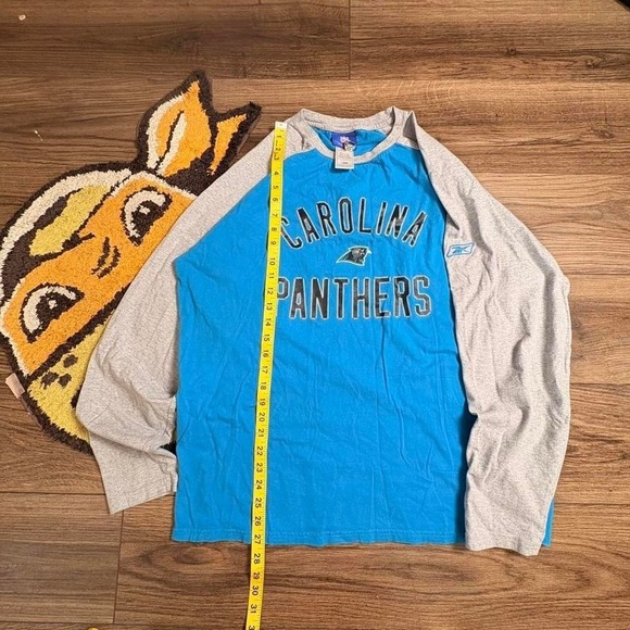 Reebok Other - Reebok y2k Carolina Panthers NFL long sleeve shirt Size L (0157)
